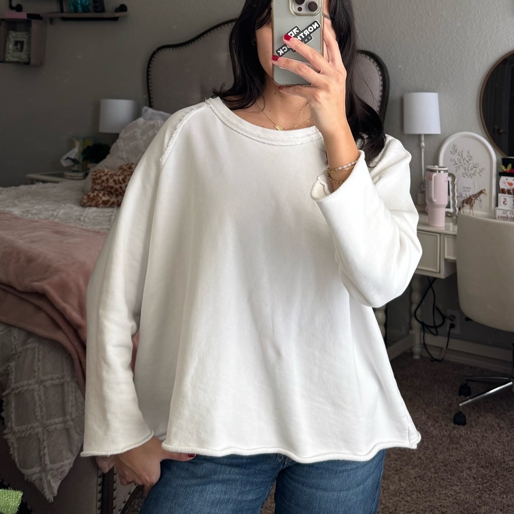 Eileen Fisher White Sweatshirt